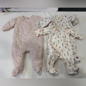 3 cozy baby onesie bundle